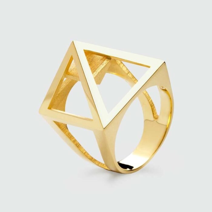 joias impressas em 3D em ouro